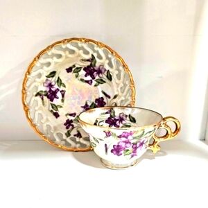 Royal Sealy China vintage antique  teacup and saucer